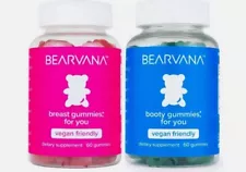 Bearvana Gummies Supplement for Women Herbal Pink and Blue Combo Pack Gummy