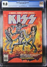 Marvel Comics Super Special #1 CGC 9.0 (1977) KISS History Marvel Comics