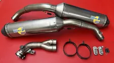 2006 2007 Kawasaki ZX 10 R ZX10R Leo Vince Exhaust Pipe Muffler Titanium Carbon