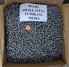 50 LBS. 1/4 "Small Steel Ballcone Tumbling Media Shot Tumbler Finishing 50LBS.