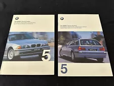 1998 1999 BMW 528i 540i T 5 Series UK Wagon & US Sedan Brochure Set E39