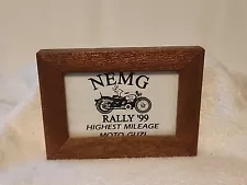 VINTAGE MOTO GUZZI Highest Mileage Award 1999 N E M G '99 Plaque