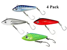 Multiple Colors 4 Pack High Speed Trolling Desperado Lures-Tuna & Mahi Mahi fish