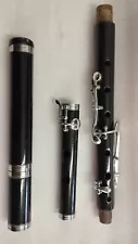 New OFFER NEW FLUTE D-TONE ROSE WOOD Blk Fini TUNEABLE W/ 6 KEYS. IN HARD BOX