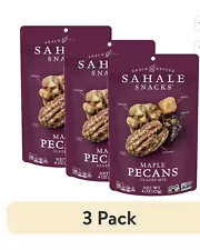 (3 pack) Sahale Snacks Maple Pecans Glazed Mix, Gluten-Free Snack, 4-Ounce Bag