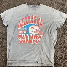 “Nasty Gal” Vintage 1994 Nebraska Huskers National Champs Tee ♻️