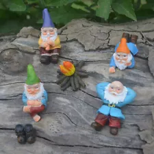 Miniature Gnomes Decor Dwarf Statues Garden Figurines for Sale