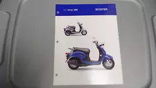 Yamaha 2006 Scooter Vino 125 Dealers Sales Specifications Chart Data Sheet