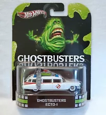 Hot Wheels Retro Entertainment Ghostbusters Ecto 1 Slimer Card For Sale