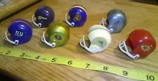 Lot 7 NFL Licensed Mini Logo Helmets old stock with both side decals