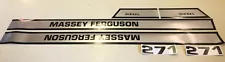 Massey Ferguson 271 Hood Decals