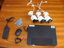 USED SWANN 3 CHANNEL 2TB VIDEO SECURITY CAMERA SYSTEM POE NVR SURVEILLANCE READ