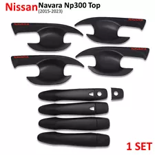 Set 4 Door Bowl Insert Cover For Nissan Navara NP300 D23 Pro-4X Top 2015 - 2023