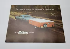 Bethany Pop-Up Travel Trailer Vintage Camper Sales Brochure