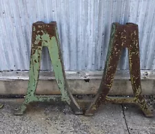 Industrial Machinery Cast Iron Table Base or Legs Very Heavy