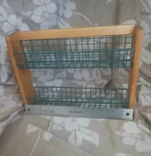 2 Shelf Wood / Wire Shelves