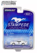 GREENLIGHT 1976 Ford Mustang Cobra II #2 Race Car Stampede Series 1:64 Diecast