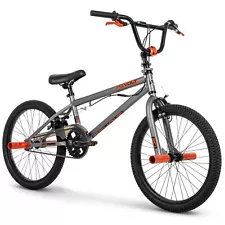 Huffy Revolt 20" BMX Kids Bike, 4 BMX Pegs, Kickstand Included, Chainguard