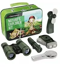 Nature Explorer Kit for Kids - Camping Gear & Accessories Play Toy Gift for Boys