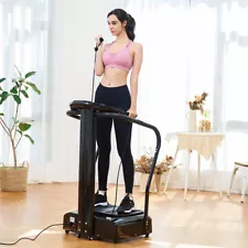 Whole Body Vibration Machine Full Body Exercise Platform Massager W/straps