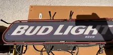 Vintage 90’s Bud Light Beer Neon Sign 33"x11” Budweiser Busch Brewery Bar