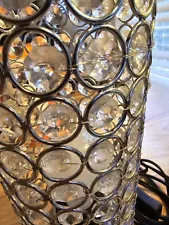 Modern Crystal Table Lamp Bedside Desktop Decorative Night Light Decor