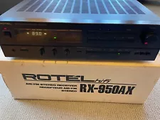 Rotel RTC-950AX Stereo Pre/Tuner Amplifier/Preamp Tested & Working WITH REMOTE