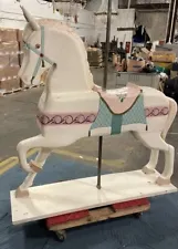 Antique Vintage Carnival Carousel Wood Horse - Stander - Hand Made, Beautiful