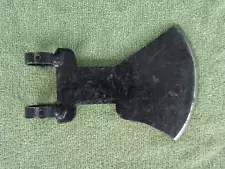 Older Medieval Viking Style Axe Head- Double Eye for Round Handle- Half Bell