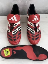 Adidas Predator Accelerator Exclusive Rare Football Cleats Boots Red US11 1/2