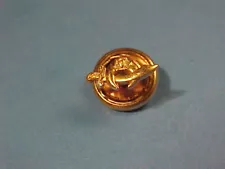 Antique Small 14K Gold Shriner's Scimitar Sword Masonic Lapel Pin Screw-back