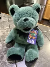 Rare Vintage SAGE Grateful Dead ( A Grateful Teddy Bear) Plush Bear 10/31/1980