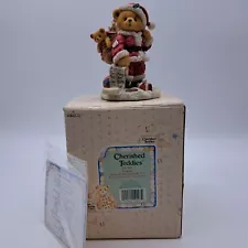 Cherished Teddies Figurine Nicholas You're at the Top of my List 141100