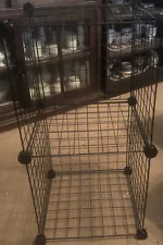 Wire Mesh Filing/Shelving Unit - 2 shelves