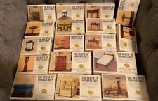 Lot - 27 vintage 70s-80s dollhouse miniature furniture - The House of Miniatures