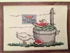 Paragon Needlecraft MELONS FOR SALE #2406 Counted Cross Stitch ~~~~~ CHART ONLY