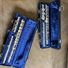 2 Flutes for Sale. Emerson And Bundy Selmer. Both Closed Hole.