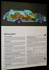 1972 CHEVY CONCOURS ESTATE WAGON ORIGINAL DEALER SALES BINDER INSERT PRINT AD 72 (For: 1960 Chevrolet)