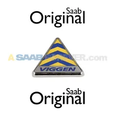 SAAB 9-3 VIGGEN EMBLEM BADGE FENDER DELTA NEW GENUINE OEM REPRODUCTION 5121629