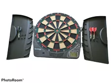 Bullshooter by Arachnid Electronic Dart Board Cabinet