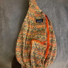 KAVU Original Rope Sling Bag Multicolor Polyester Crossbody Backpack