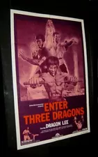 New ListingOriginal ENTER THREE DRAGONS Bruce Lee Art DRAGON LEE Yi Tao Chang LIK CHEUNG