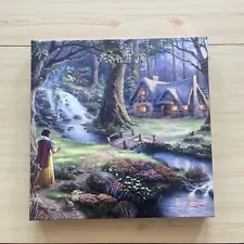 Thomas Kinkade Disney Snow White 14" x 14" Wrapped Canvas