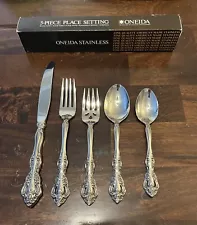 Oneida Michelangelo 18/10 Stainless Steel 5pc. Place Setting Service for One Box