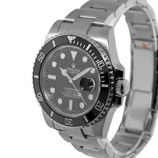 Rolex Submariner Date New Old Stock 40mm Steel Black Dial & Black Bezel 116610LN