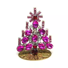 Czech Rhinestone Standing Christmas Tree Decoration* - FREE SHIPPING