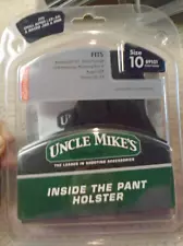 Uncle Mike's Inside-The-Pant Holster Sz10 RH Open Small Autos Black NIP