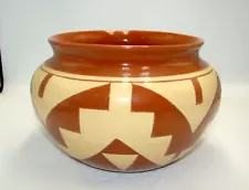 Vintage Pine Ridge Pottery Dakota Sioux Jardiniere Bowl Ella Irving