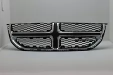 For 2011-2020 Dodge Grand Caravan Grille Front Black with Chrome 11 RTDUG ASM