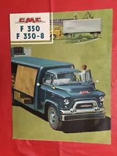 1958 GMC "F 350 & F 350-8 MODEL TRUCKS" Truck Dealer Sales Brochure